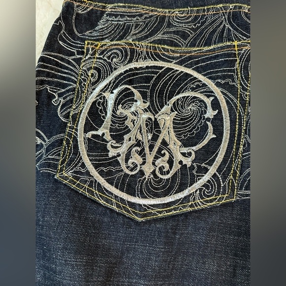 RMC rangy mountain company jeans men’s 42 SyncBlue design Tokyo Japan red monkey - Picture 8 of 14